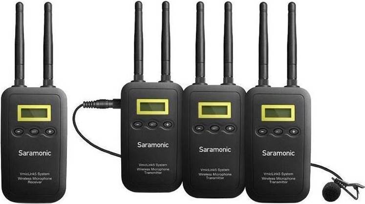 Saramonic VmicLink5 (TX TX TX RX) Wireless System