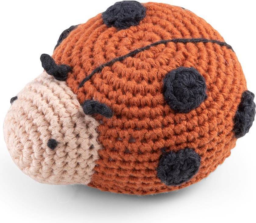 Sebra Crochet Rattle Ladybird