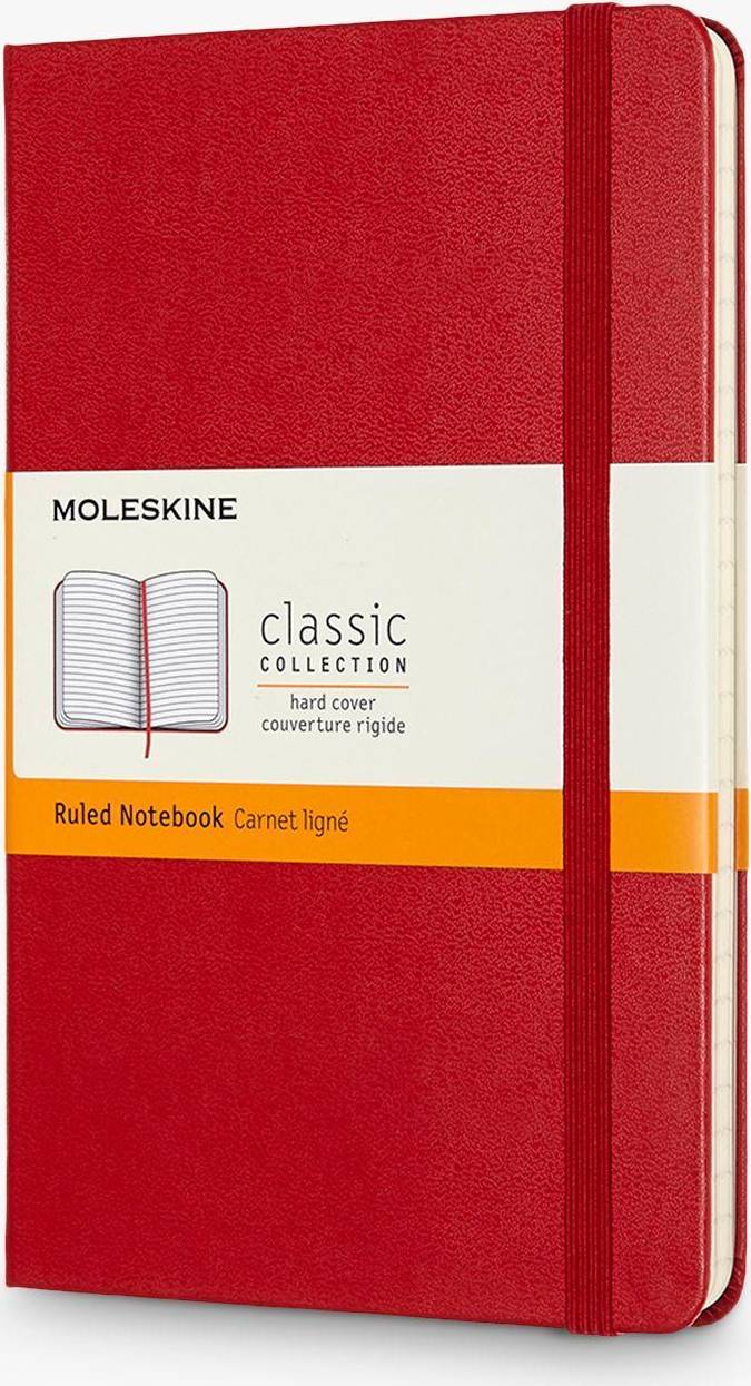 Moleskine Moleskine Medium Hardcover Ruled Notebook