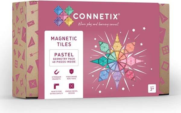 CONNETIX Pastel Geometry Pack SG 40pcs