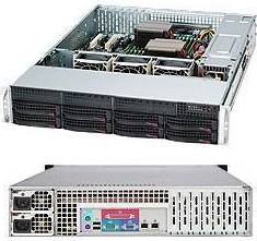 SuperMicro SC825 TQC-R1K03LPB Rackversion Forstærket forlænger