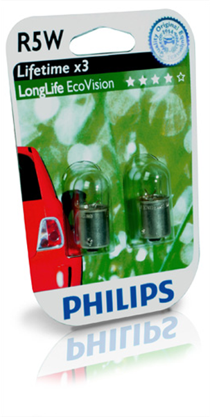 Philips Eco Vision Longlife R5W