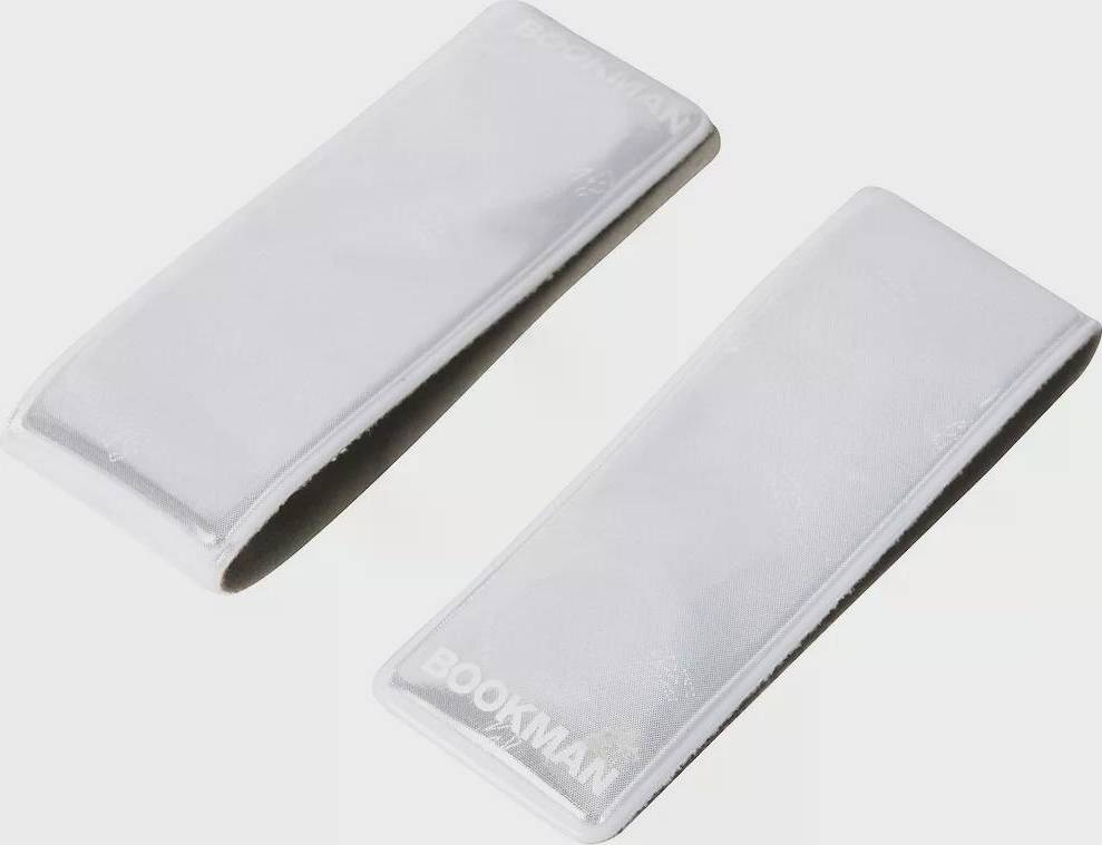 Magnetiska reflexer, Rektangulär vit 2-pack