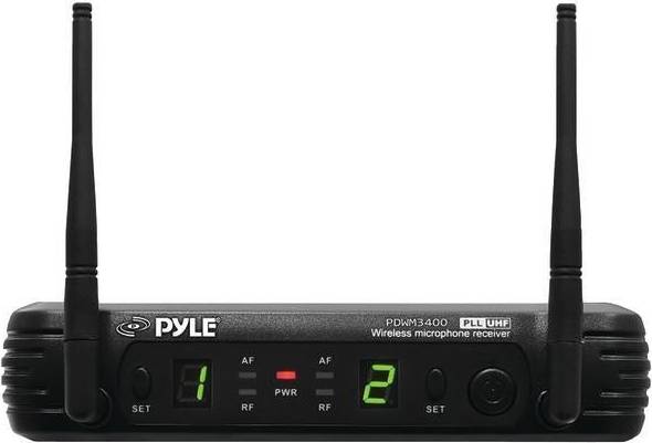 Wireless microphones Pyle PDWM3400 Premier Series Professional UHF Wireless Microphone System