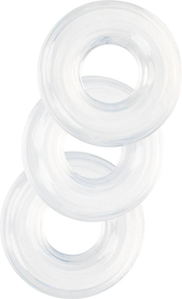 Cock ring's Sexleksaker CalExotics 3 Silicone Stacker Rings