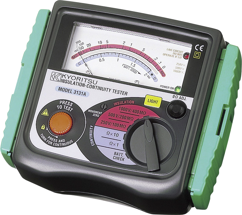 Elma Instruments Kyoritsu 3131 Isolationstester belyst display