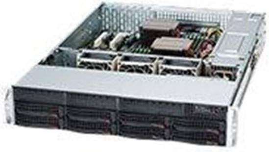 SuperMicro SC825 TQC-R802LPB Gehäuse Server Rack Schwarz