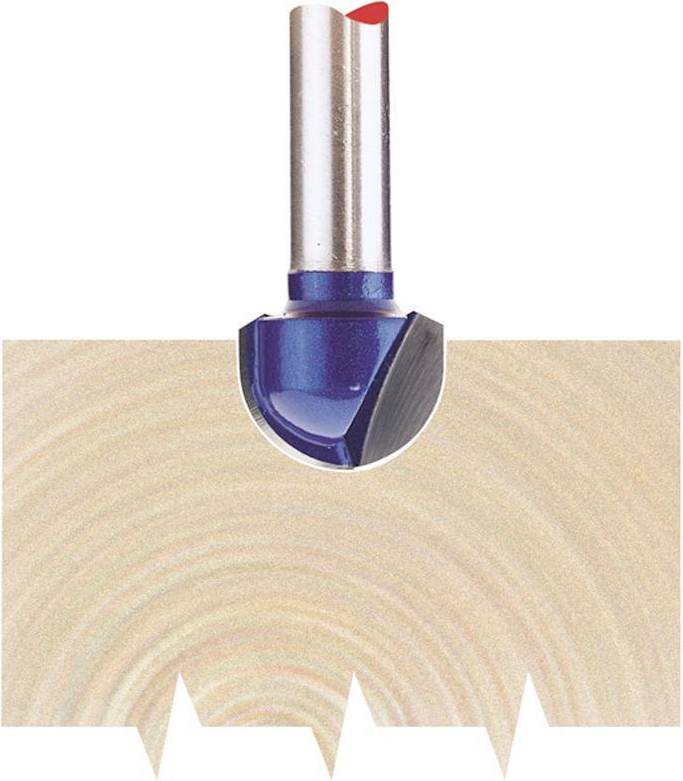 Draper 1/4" Core Box 12.7 x 6.35mm Radius TCT Router Bit