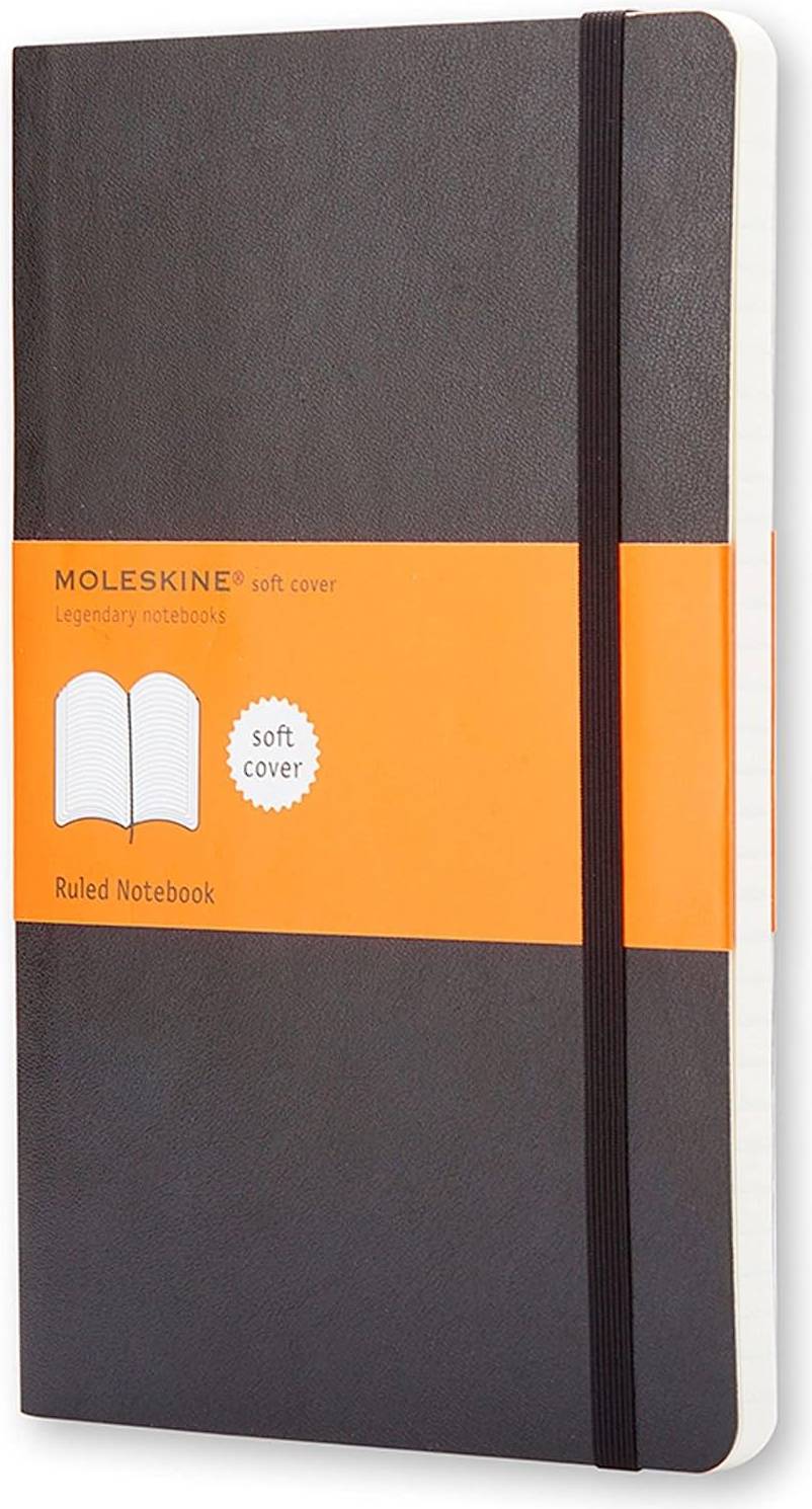 Moleskine Classic Notebook Expanded Hard Cover Ruled Large