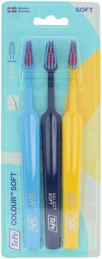 TePe Color Toothbrushes Soft 3-pack