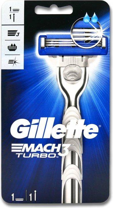 Gillette mach3 Gillette Mach3 Turbo Razor + 1 Razor Blade