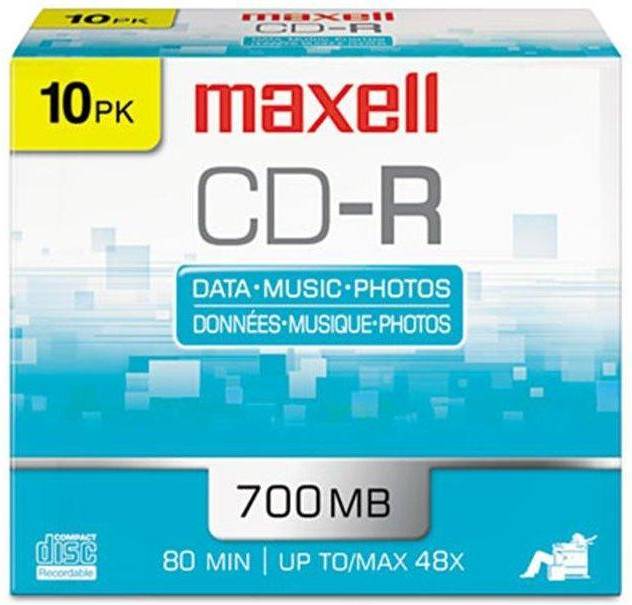 Maxell CD-R 700MB 48x 10-Pack