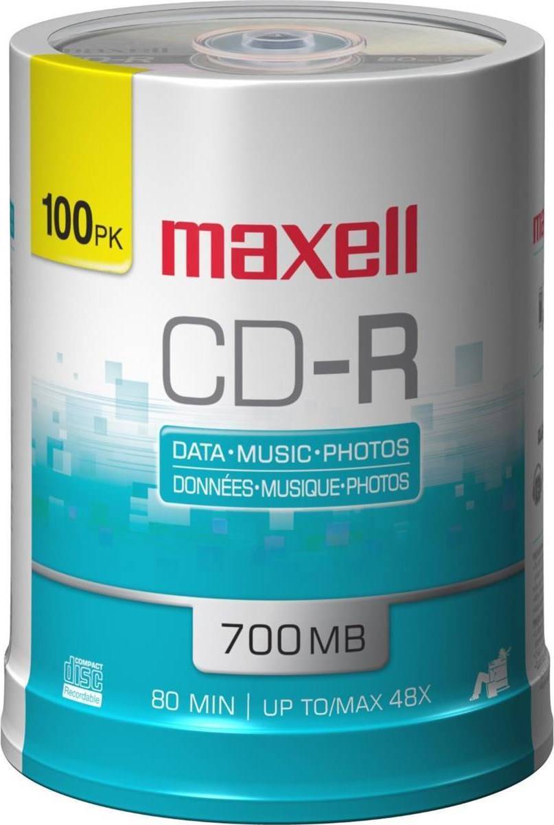 Maxell CD-R 700 MB 48x100-Pack