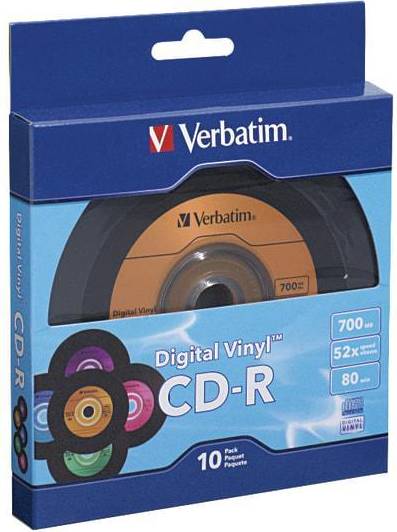 Verbatim 700MB 52X CD-R 10 Packs