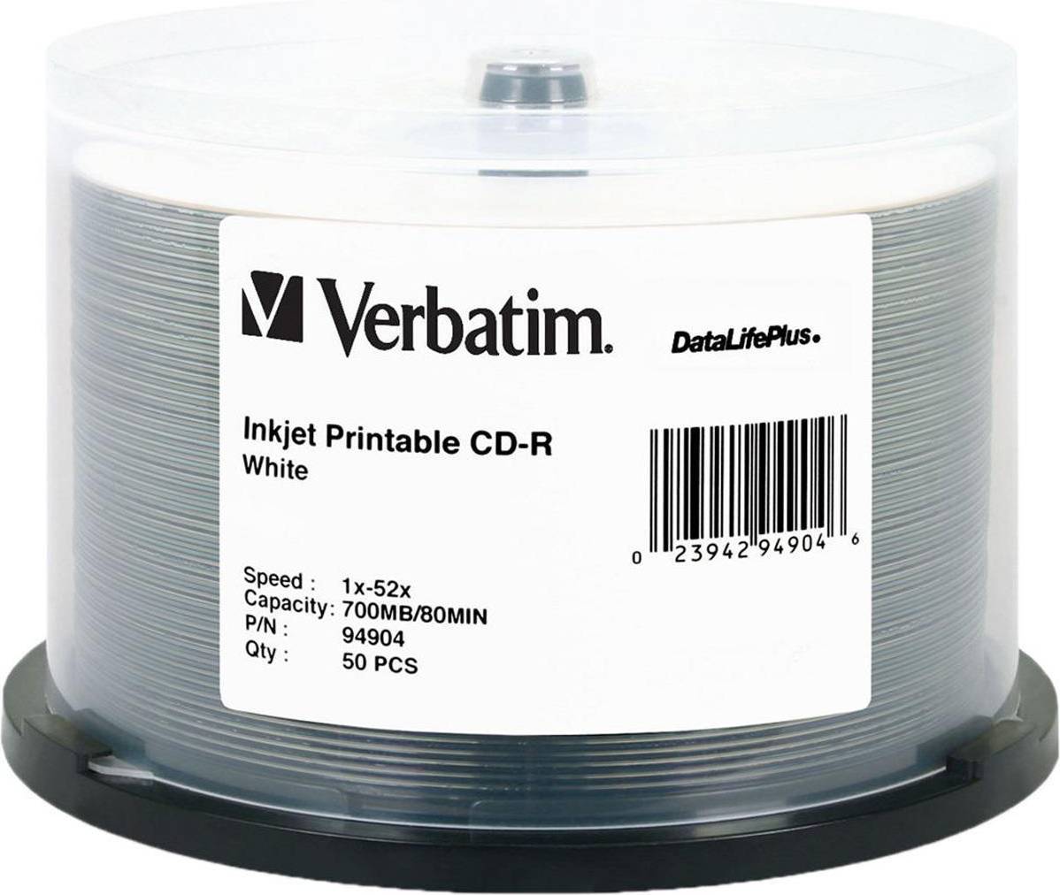 Cd r Verbatim CD-R 700MB 52X 50/Pack