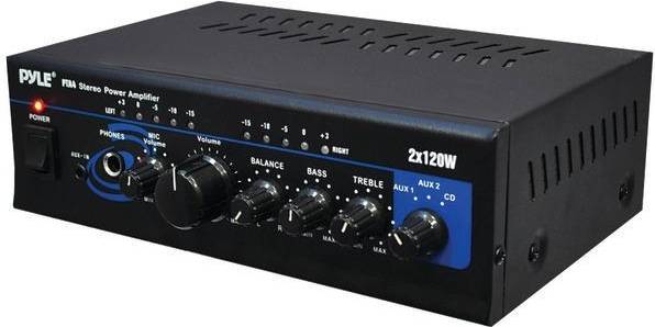 Home stereo receiver with bluetooth Pyle PTA4 Amplifier 120 W RMS