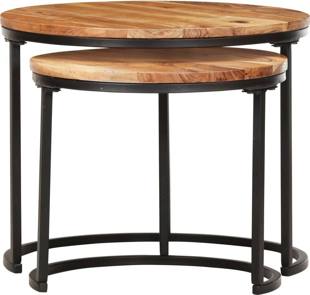 vidaXL Insert Tables Nesting Table 2pcs