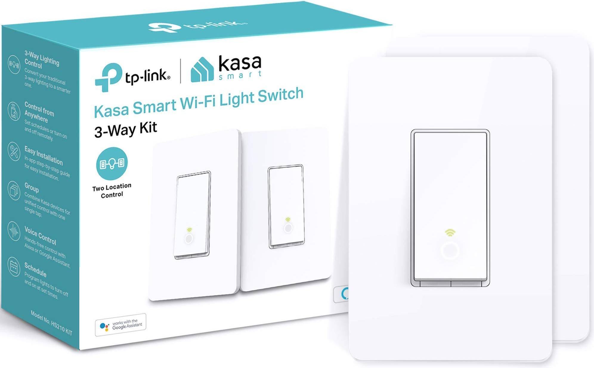 Tp link kasa smart TP-Link Smart Wi-Fi Light Switch with 3-Way Kit