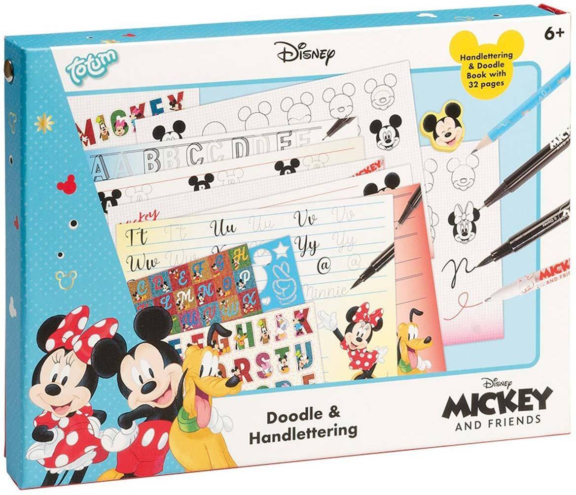 Mickey and Friends Doodle and Hand Lettering Set Turquoise