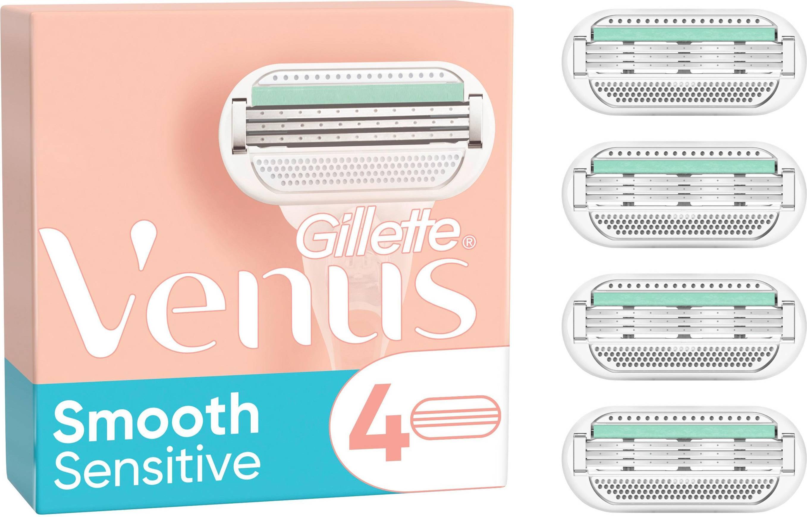 Gillette venus rakblad Gillette Venus Smooth Sensitive Razor Blades 4-pack