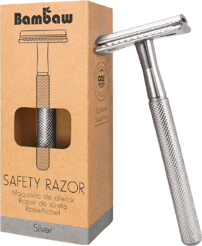 Metal Safety Razor Silver