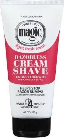 Softsheen Carson Magic Razorless Cream Shave Extra Strength 170g