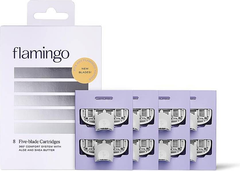 Flamingo Razor Blade Refills 8 Refills