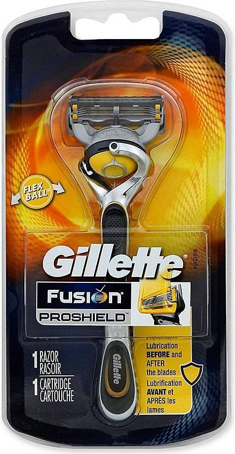 Gillette fusion proglide blades Gillette Fusion Proshield 1-Count Men's Flexball Handle Razor