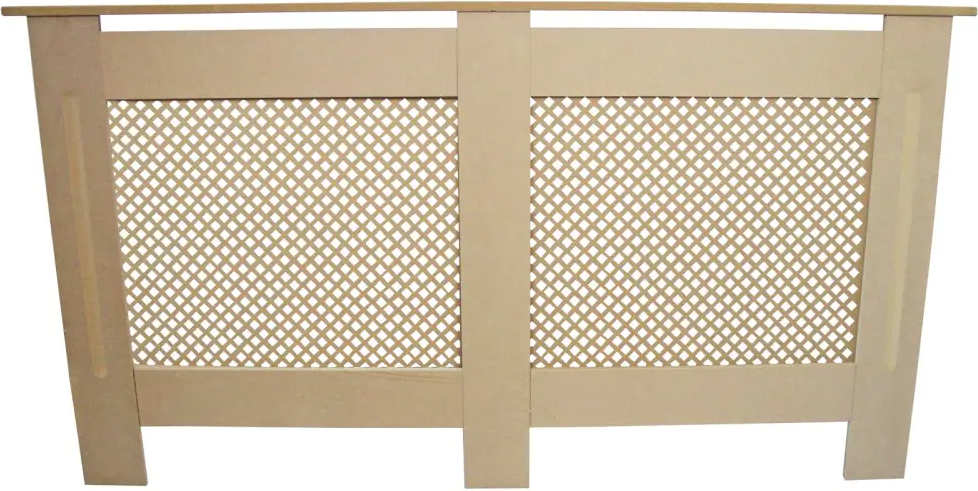 MonsterShop Radiator Cover MDF Unfinished 1515mm
