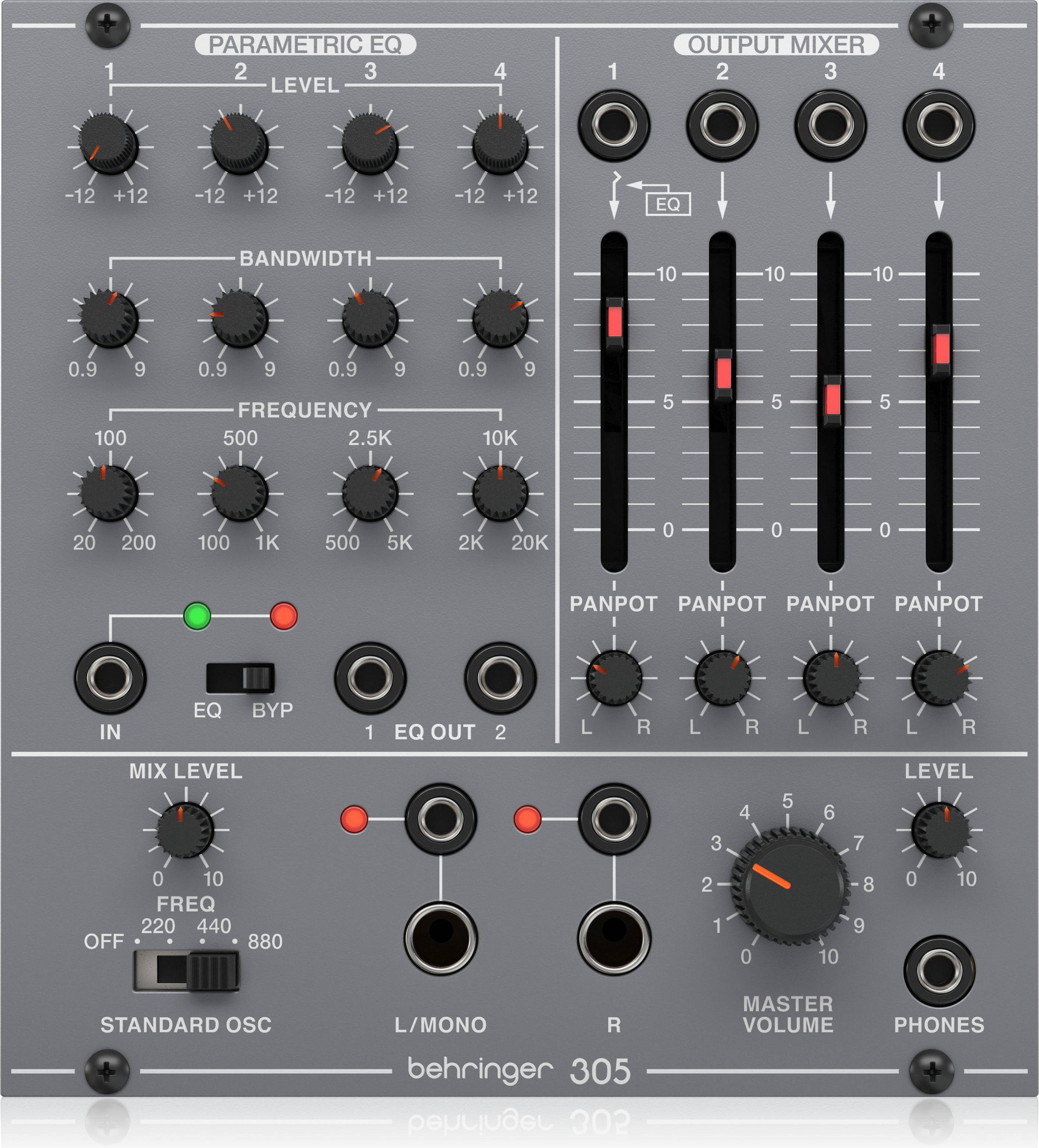 Behringer mixer Behringer 305 EQ/Mixer/Output System