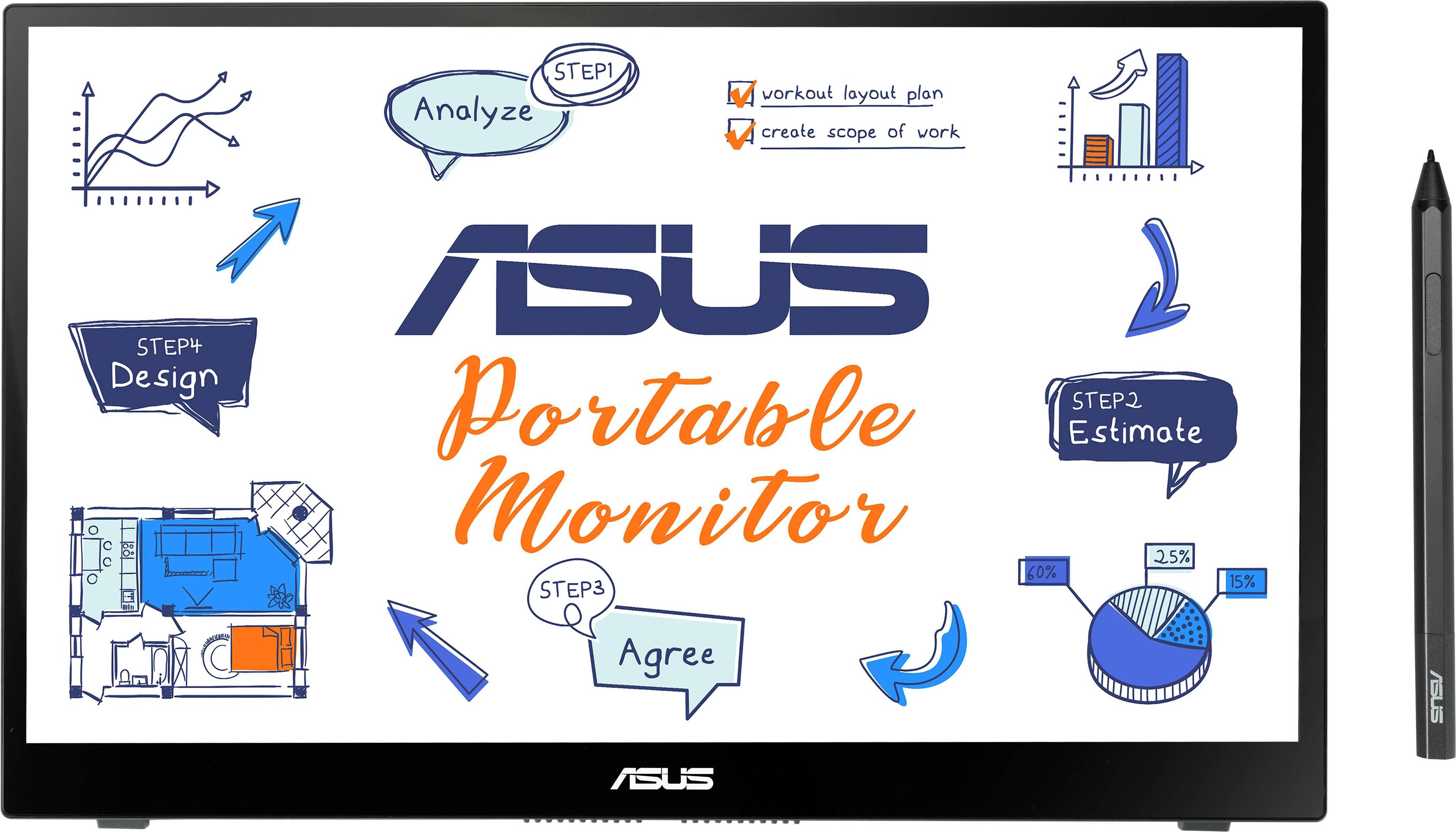 ASUS ZenScreen Ink MB14AHD