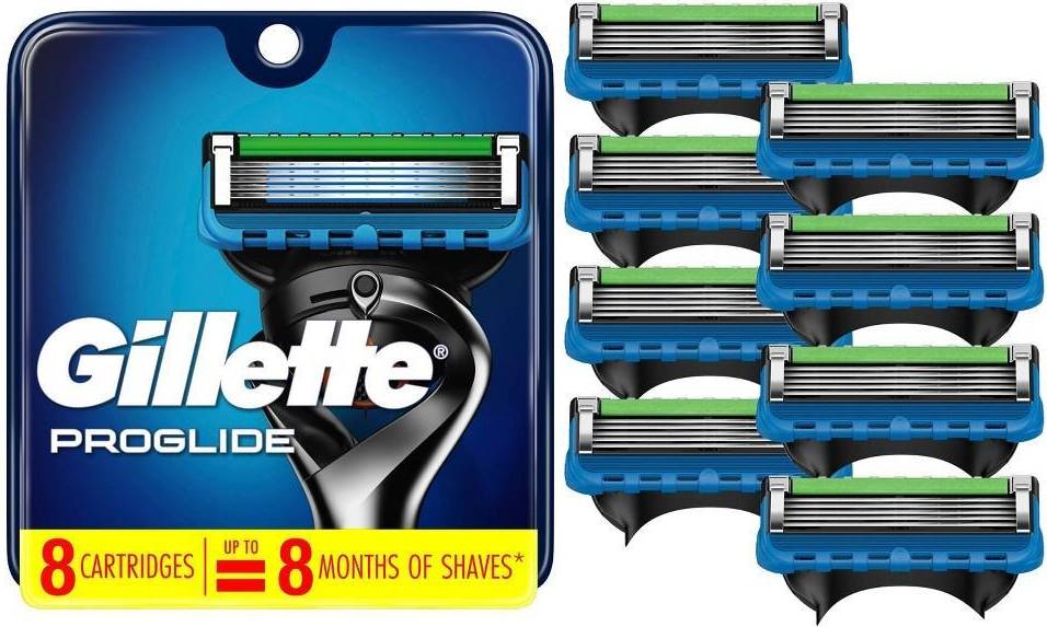 Gillette proglide blades Gillette ProGlide Razor Blade 8-pack