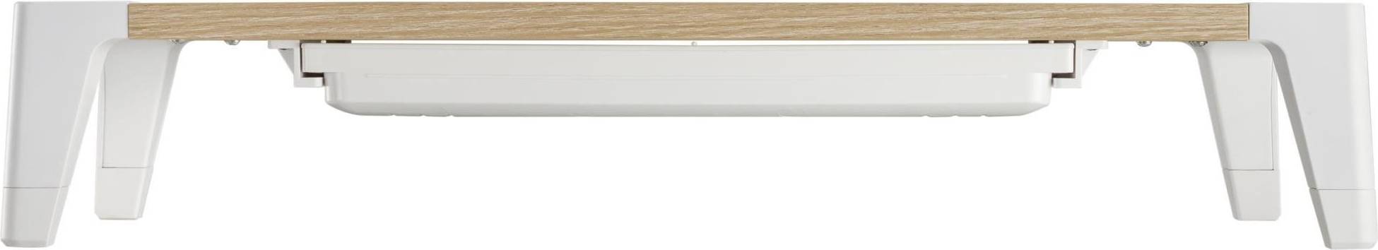 White pc monitor Properav Riser Stand with Height