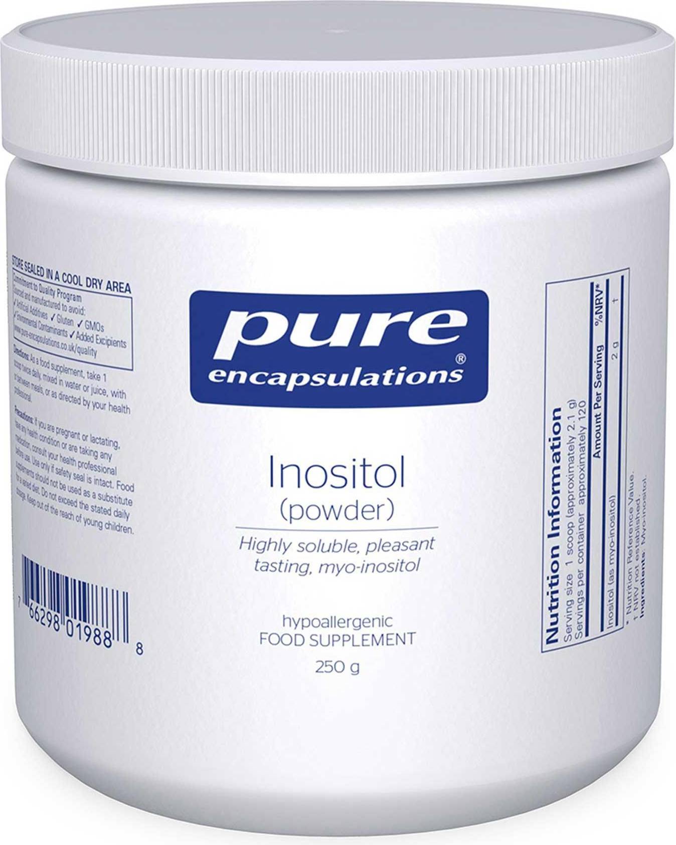 Inositol Pure Encapsulations Inositol Powder 250 g 1 pcs
