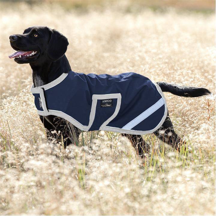 Dog Rug Ripstop S Navy/Silver
