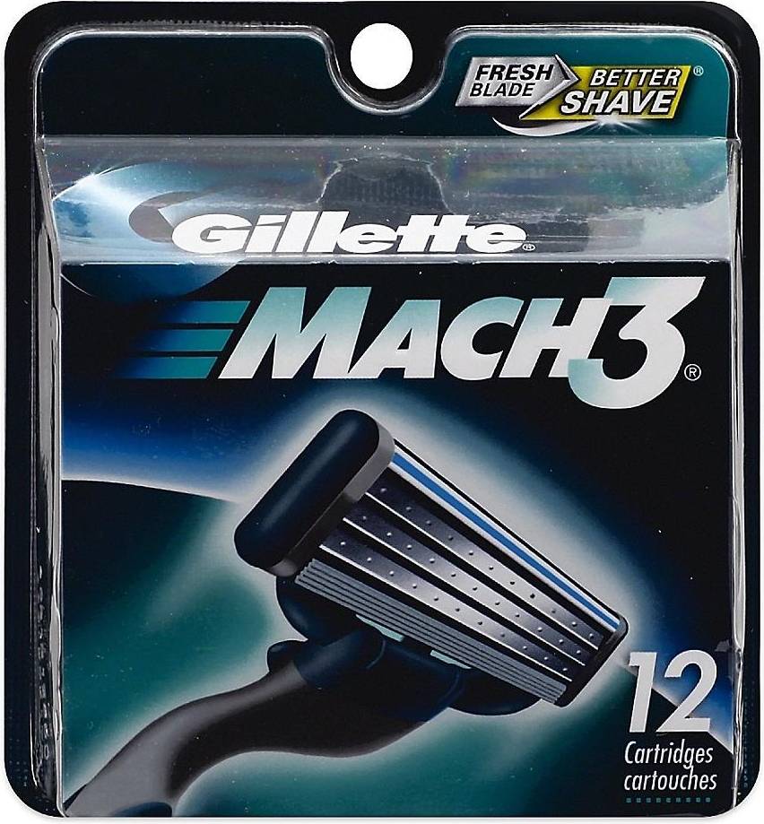 Gillette mach3 Gillette Mach3 Razor Blade 12-pack