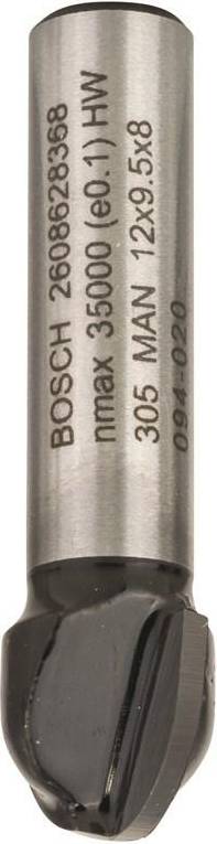 Bosch Round Nose Router Bit 6/9.5/40 mm