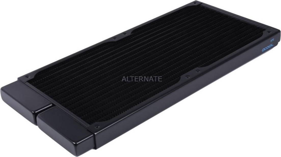 AlphaCool Radiator, Sort 2x140mm