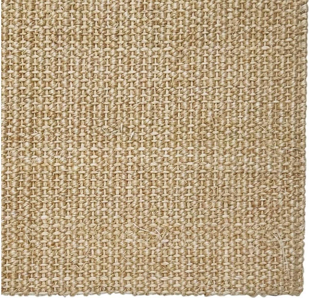 vidaXL Rug Natural Brown
