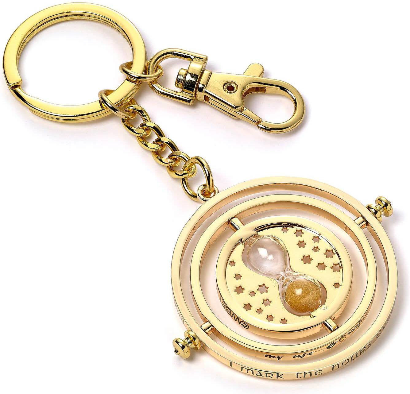 Rotating Time Turner Keyring