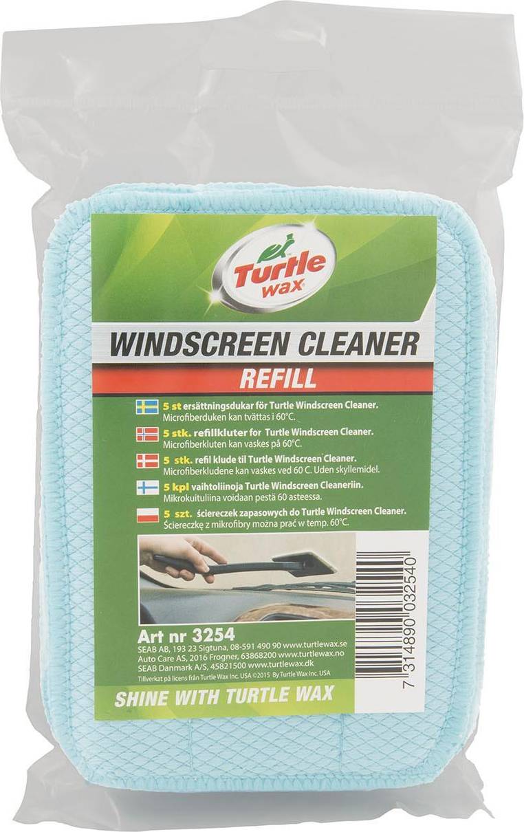 Turtle Wax Window Cleaner Refill 5-pack