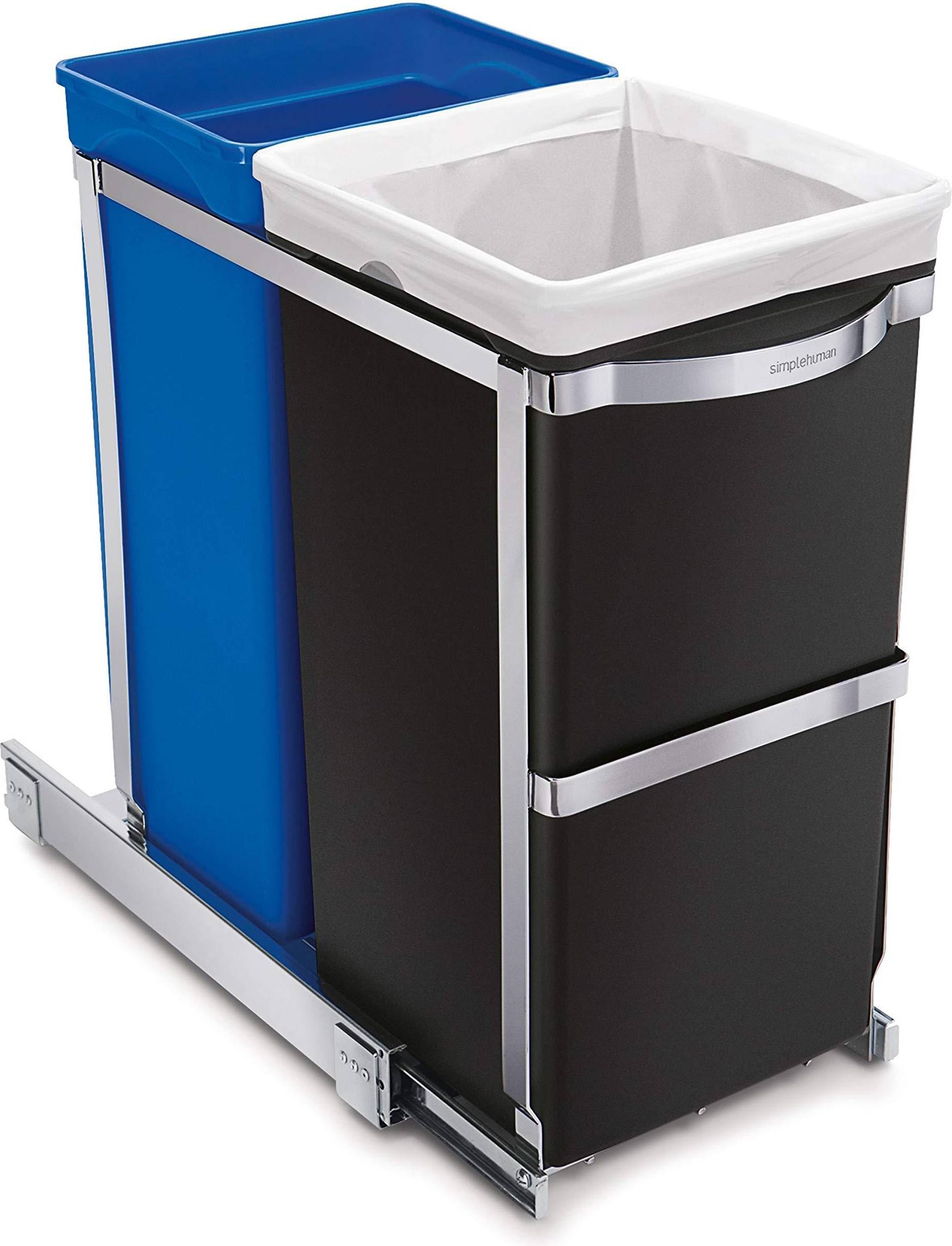 Bidone Per Rifiuti In Plastica Da 35 L Dual