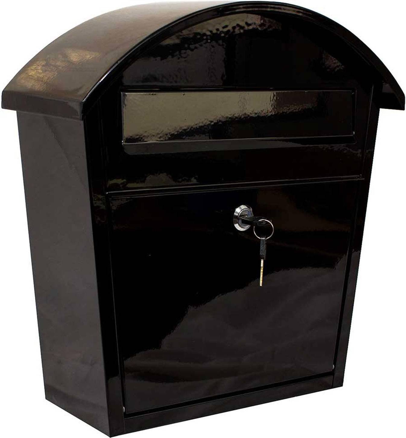 Qualarc Ridgeline Locking Mailbox in Black