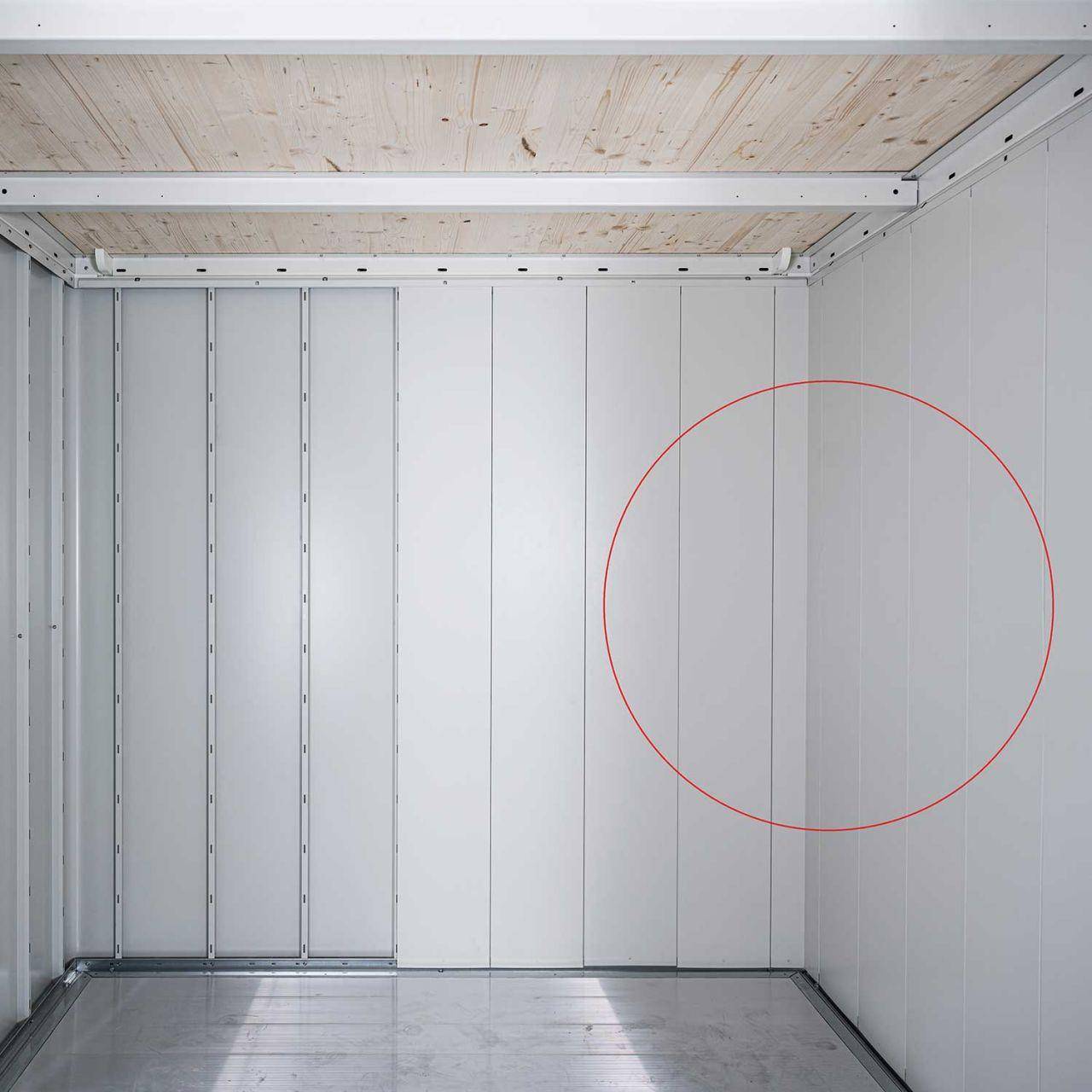 Biohort Invändig Panel för Redskapsbod Neo 1D - Dubbeldörr