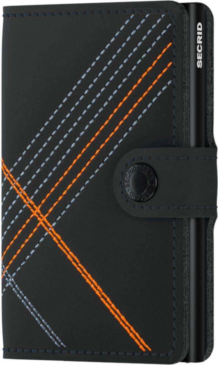 Secrid wallet Secrid Mini Wallet Linea Stitch Orange