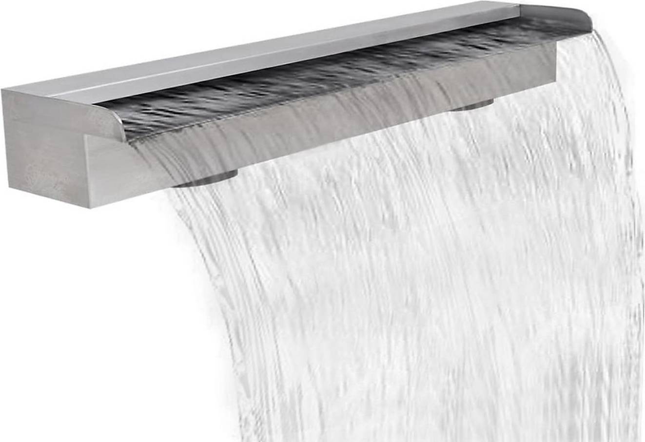 vidaXL Rectangular Waterfall Pool Fountain