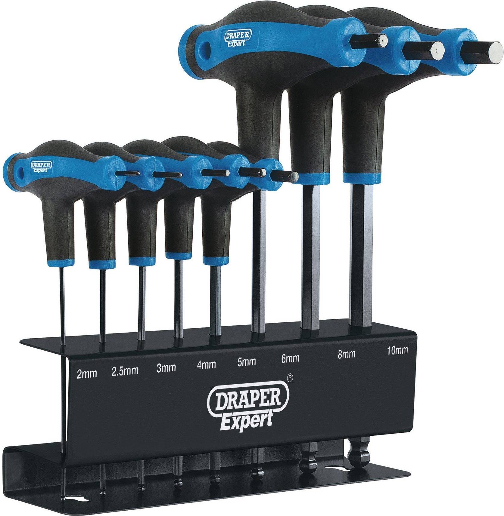Draper Soft Grip 'T' Ball End Key Set Expert Hex Key