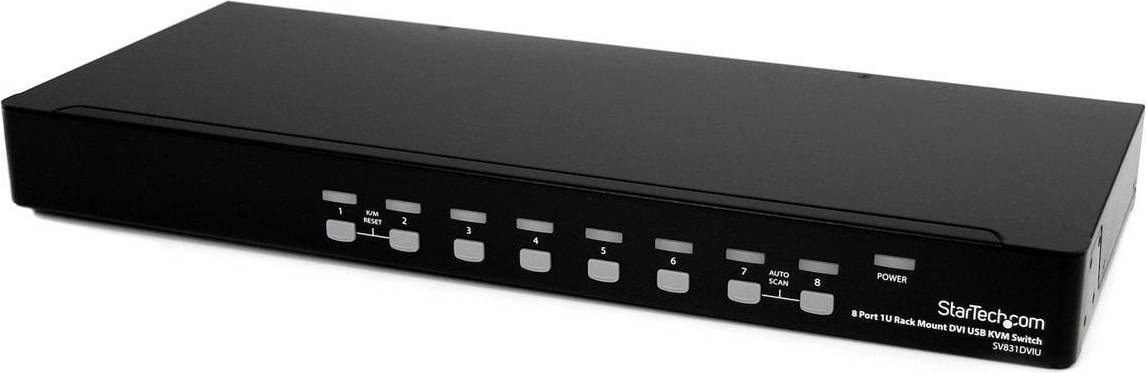 Rack usb hub StarTech 8 Port 1U Rackmount DVI USB KVM
