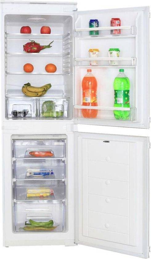 Integrated fridge freezer 50 50 frost free SIA RFF102 50/50