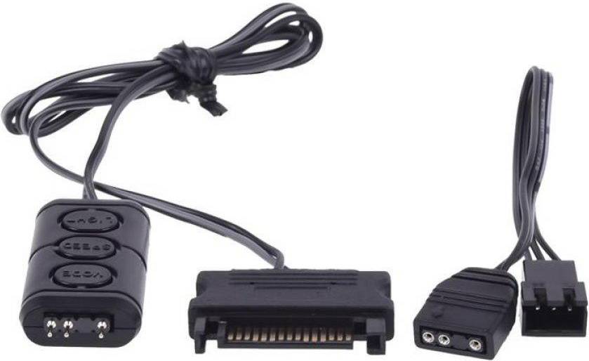 Fan controller AlphaCool Aurora Eiscontrol Addressable RGB Controller - Sort